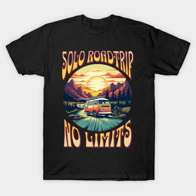 Solo Roadtrip, No Limits T-Shirt by New Day Prints